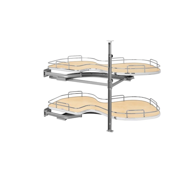 Rev-A-Shelf Medium Density Fiber (MDF); Steel, Natural Maple, 37.63 in W, 24.44 in H, 21.56 in D 5372-18-MP-L - main